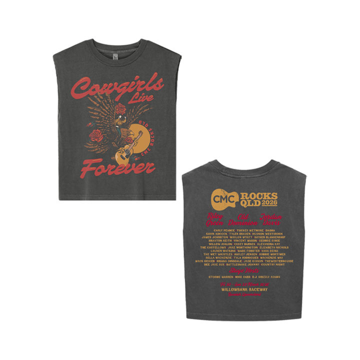 Eagle Rider Ladies Crop Coal Tank