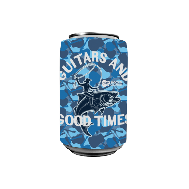 Good Times Blue Camo Stubby
