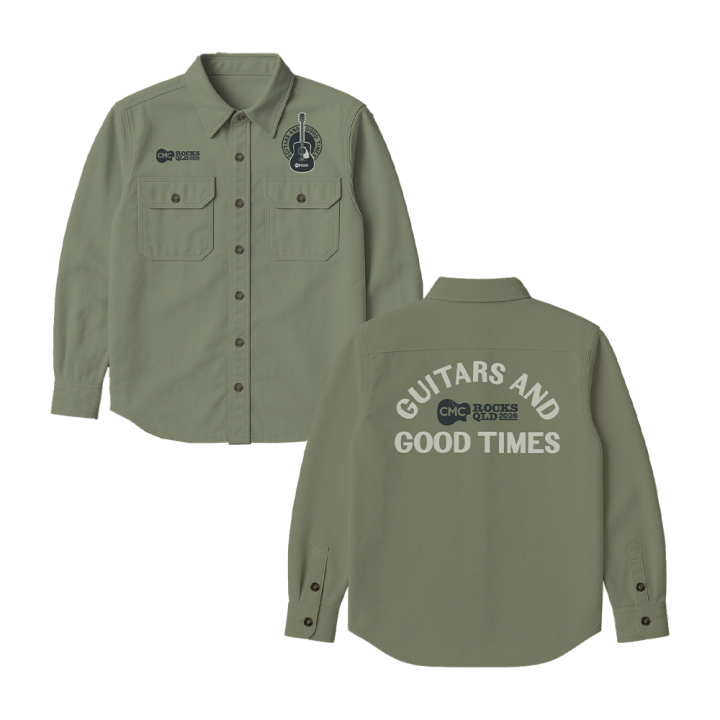 Good Times Khaki Green Mens Workshirt