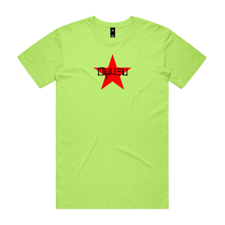 Redstar Logo Fluoro Tshirt + Digital Download