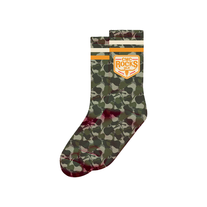 Guitar Camo Socks