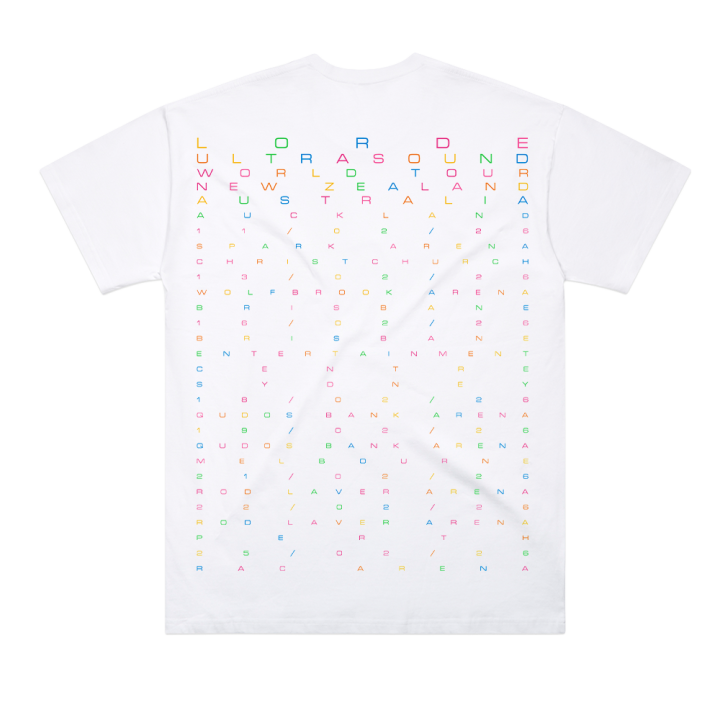 PHOTO TOUR TEE WHITE TSHIRT