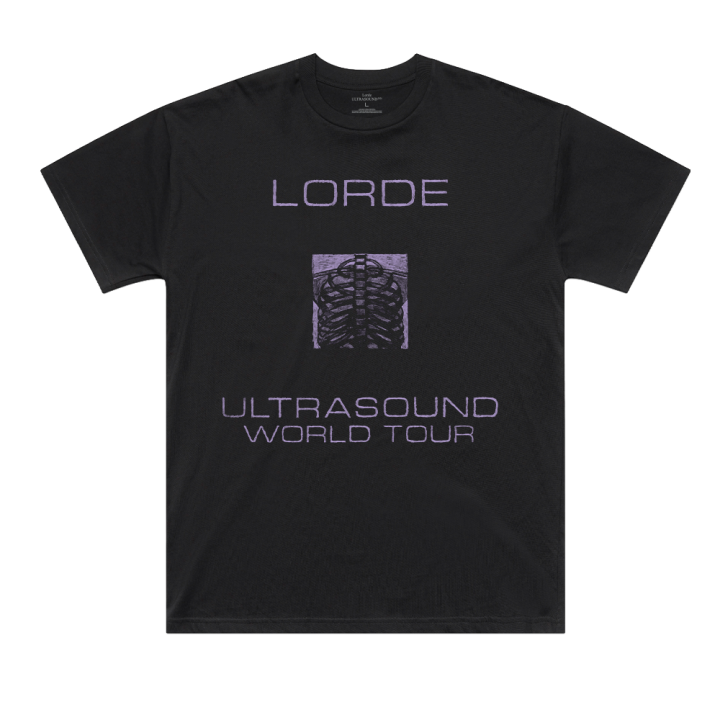 RIB TOUR TEE BLACK TSHIRT