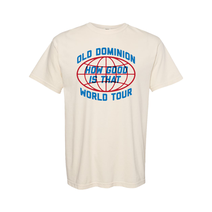 Globe Tour Ivory Tshirt