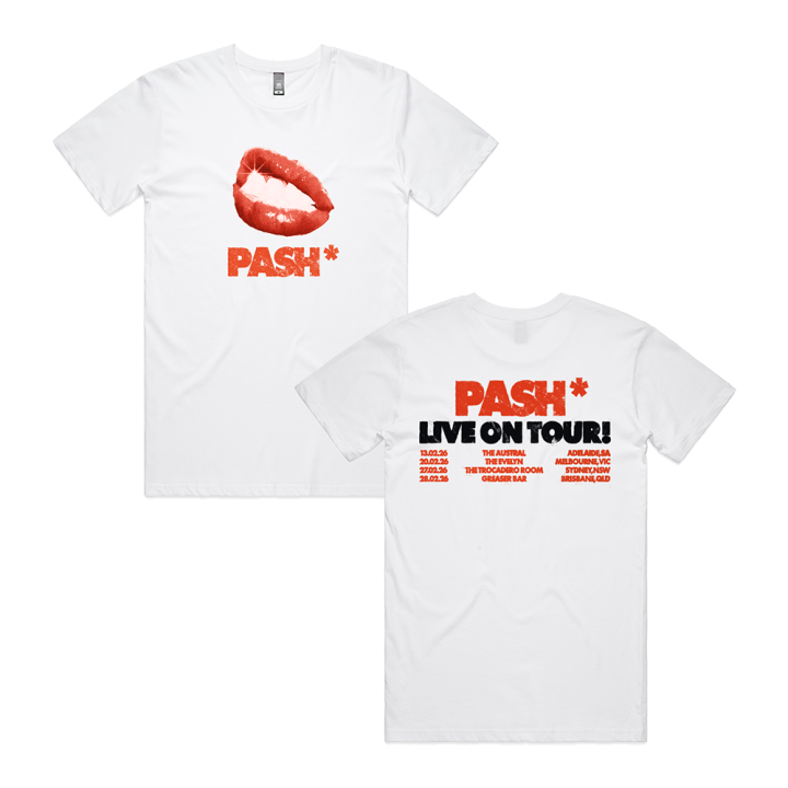 Pash White Tour Tshirt
