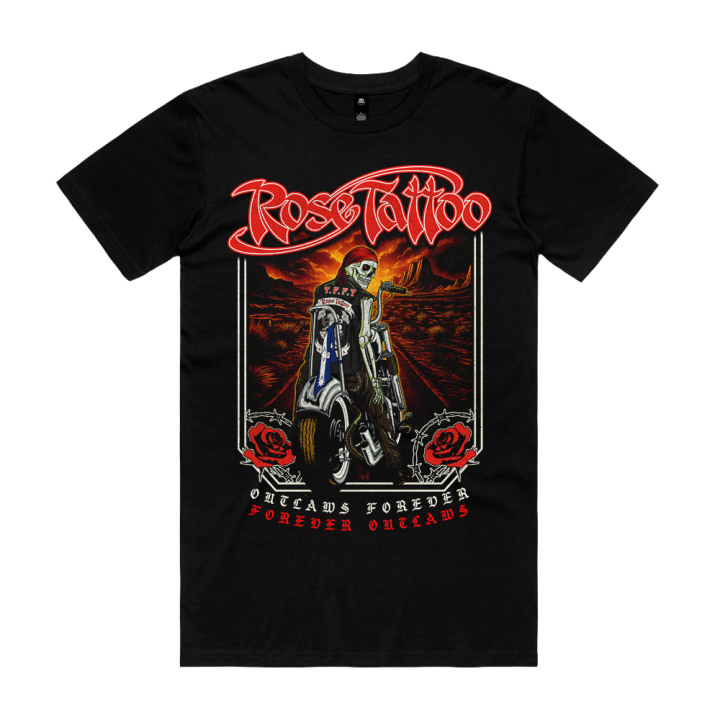 Skeleton Tour 2026 Black Tshirt