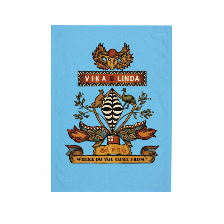 Where Do You Come From? Opaque Red Vinyl LP + LIMITED EDITION Blue Tea Towel