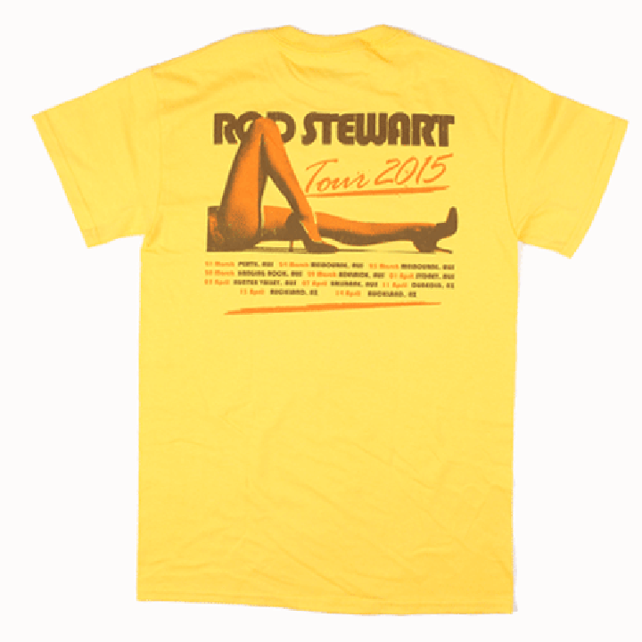 Hot Legs Retro Yellow Tshirt