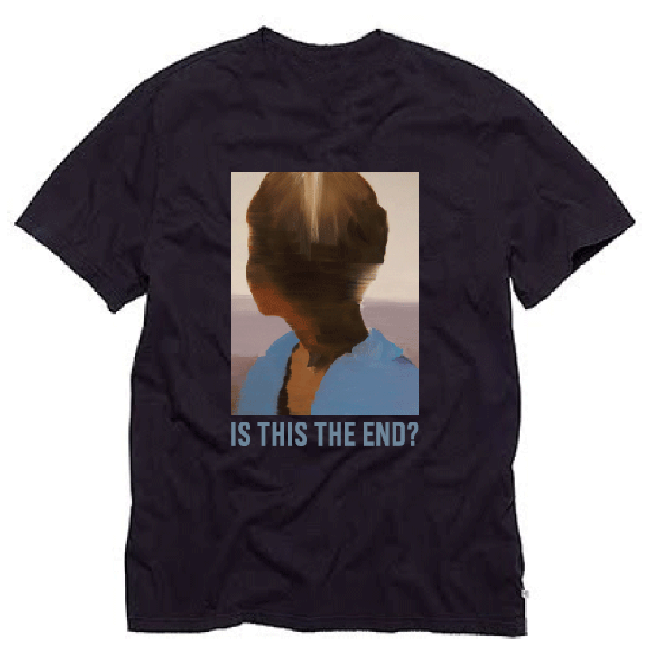 Is This The End Black Tshirt