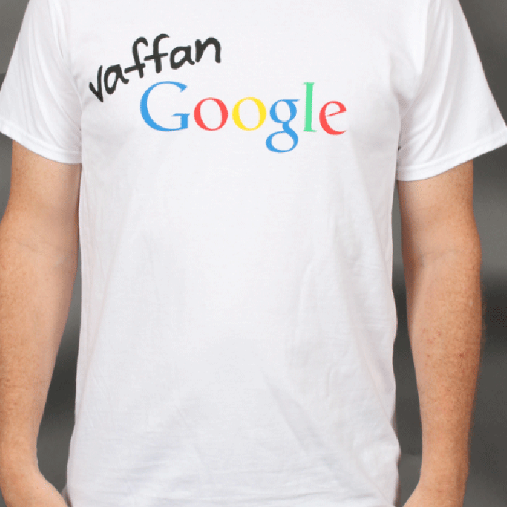 Vaffan Google White Tshirt