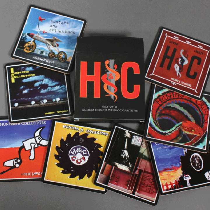 Coaster Set Of 8 Album Covers