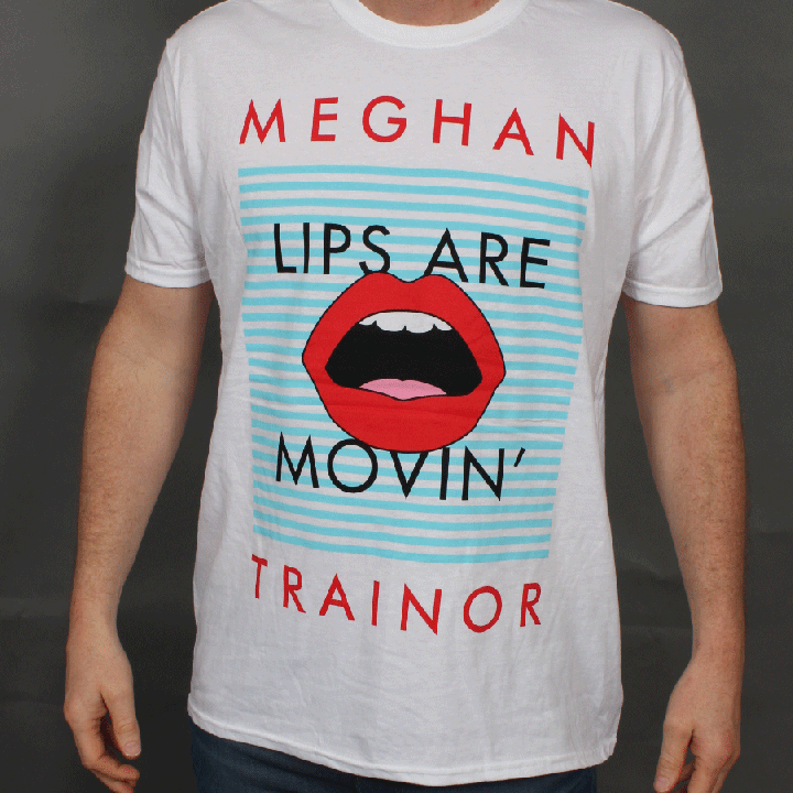 Lips Are Movin’ White Tshirt