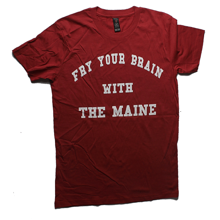 Fry Your Brain Red Tshirt