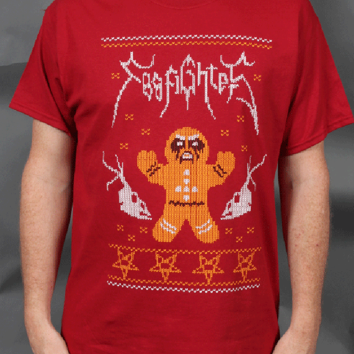 Ginger Metal Tshirt (Cardinal Red)