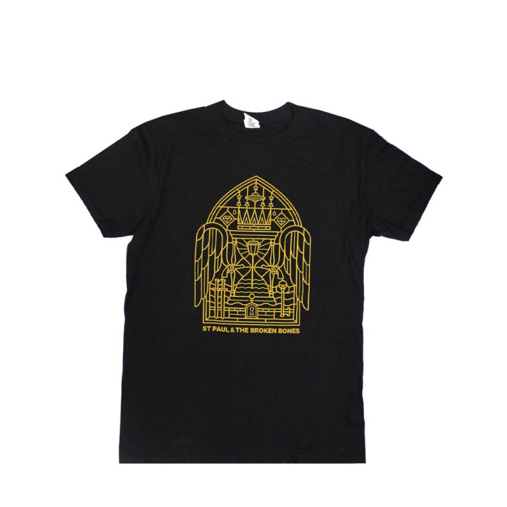 Stained Glass Black Tshirt