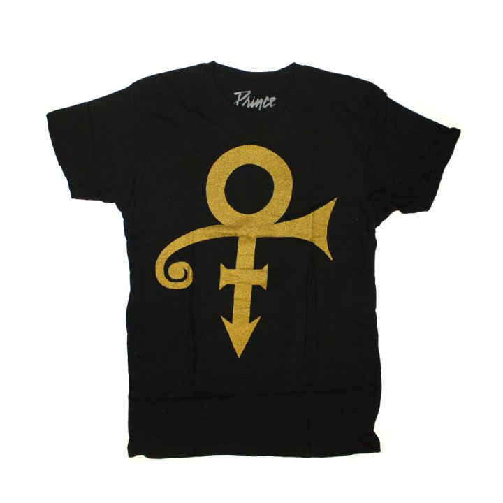 Gold Symbol Logo Black Tshirt