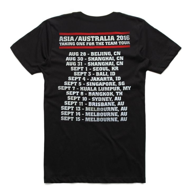 Black 2016 Event Tshirt w dates