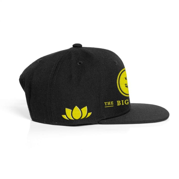 Yellow Logo Black Snapback