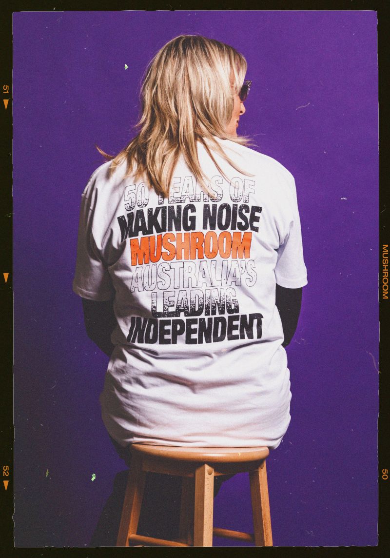 ‘90s Mushroom White T-shirt