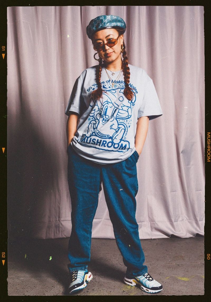 Magic Mushroom Light Blue T-shirt