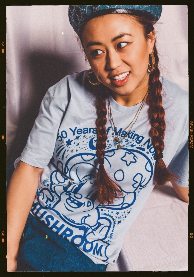 Magic Mushroom Light Blue T-shirt