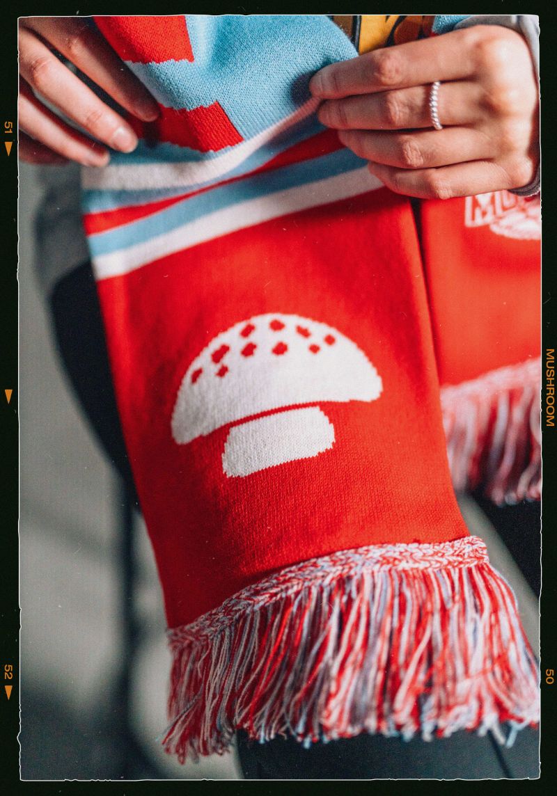 Mushroom Scarf