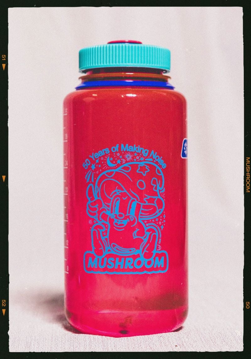 Magic Mushroom Nalgene Bottle Pink