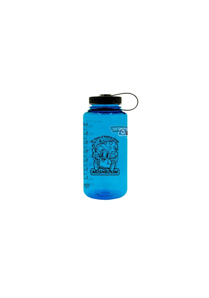 Magic Mushroom Nalgene Bottle Blue