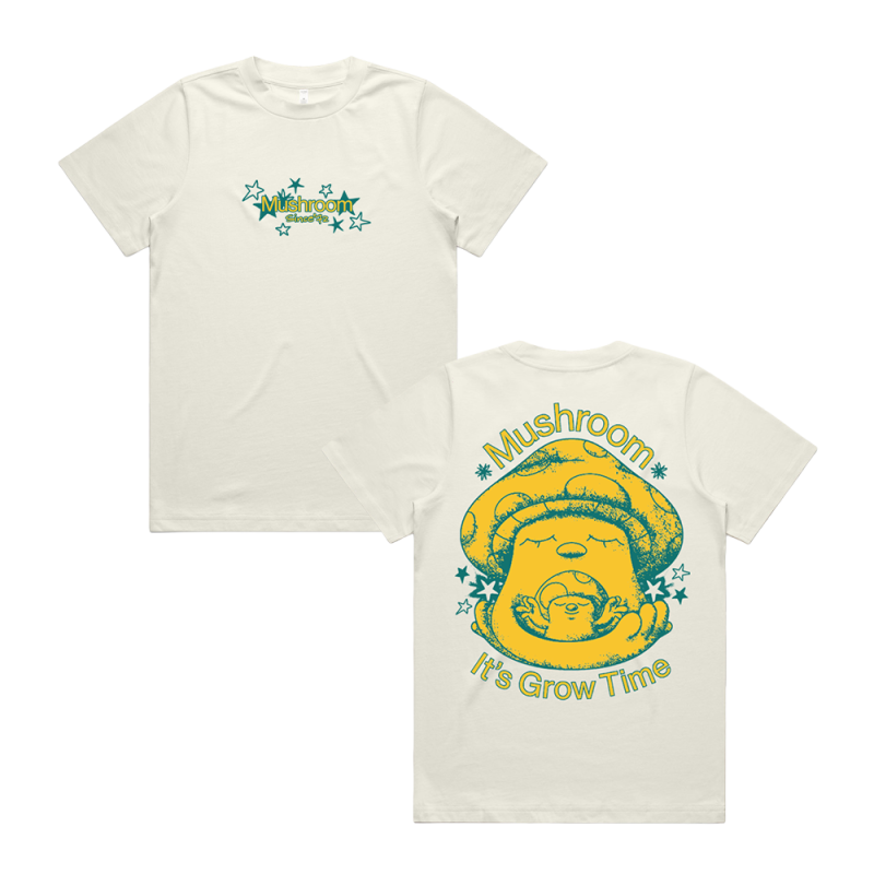 It's Grow Time Ecru Ladies Tshirt by Mushroom
