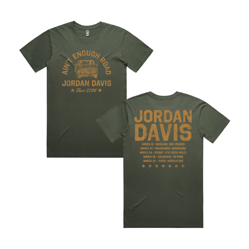 Ain’t Enough Road Tour Truck Tee by Jordan Davis