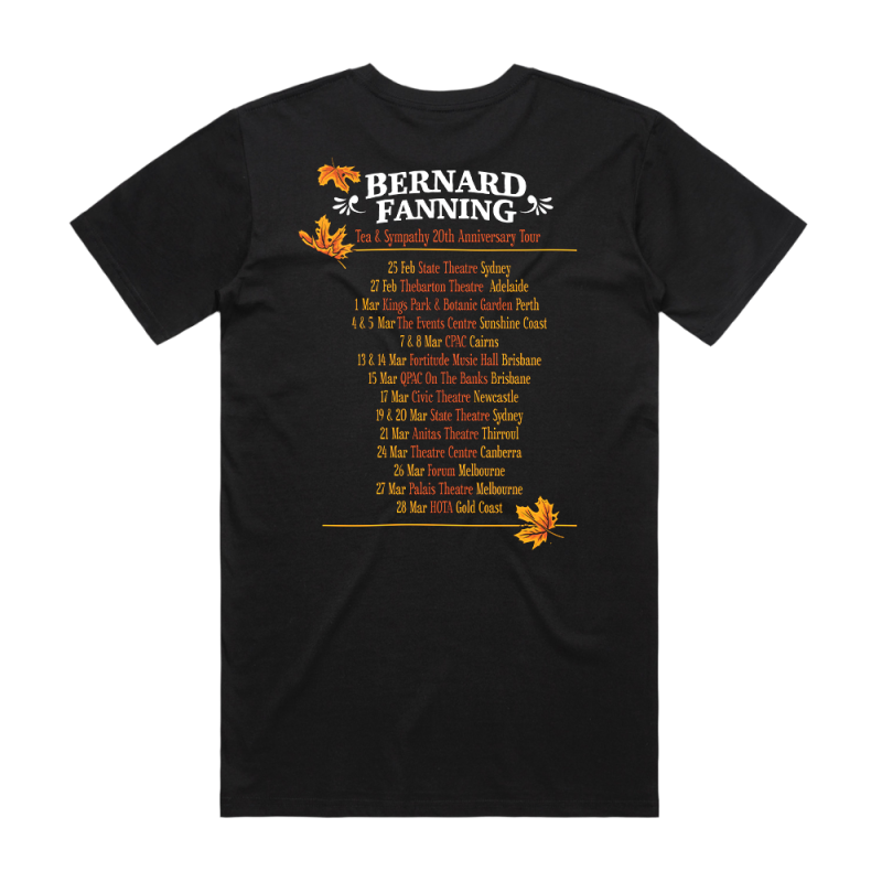 FACE TOUR BLACK TSHIRT by Bernard Fanning