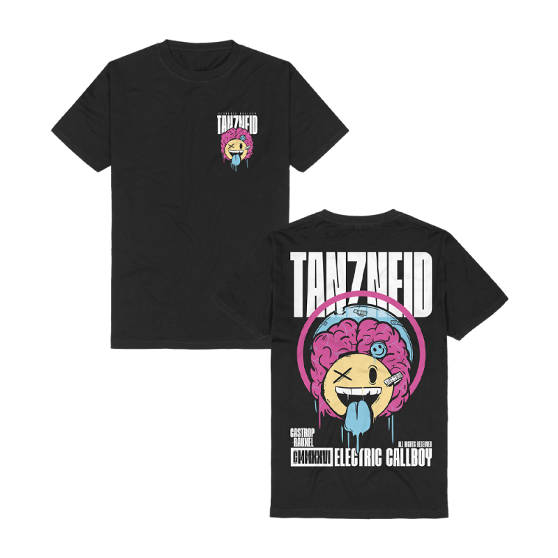 Smile Brain Black Tshirt by Electric Callboy