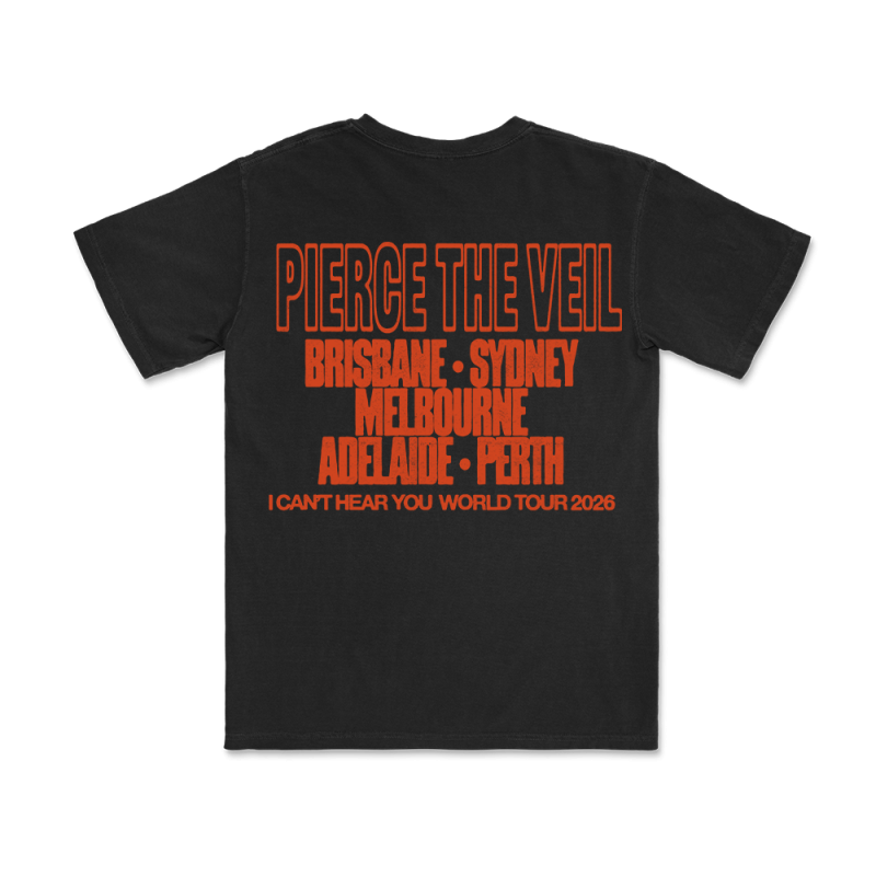 Scream Blocks Black Tour Tshirt by Pierce the Veil