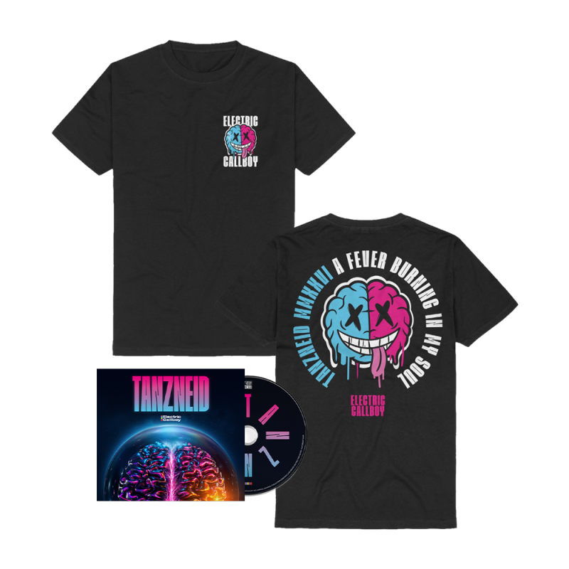 TANZNEID Special Edition CD + Soul Brain Tshirt by Electric Callboy