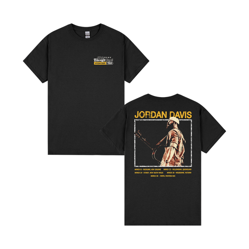 Ain’t Enough Road Tour Tee by Jordan Davis