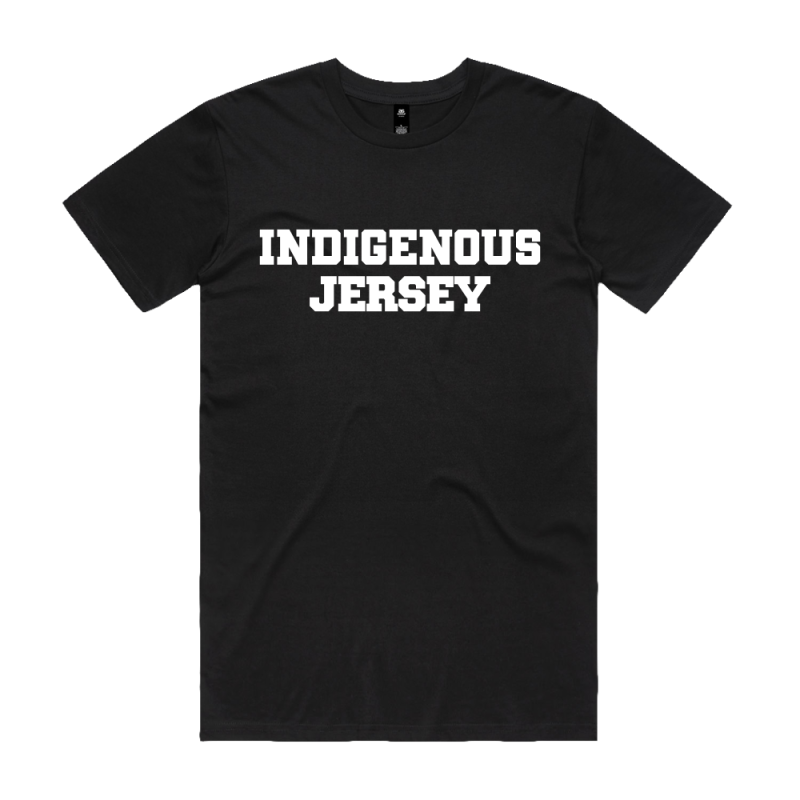 Indigenous Jersey Black Tshirt by Briggs