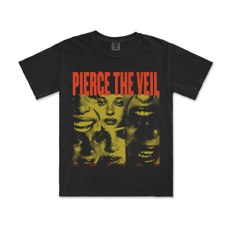 Scream Blocks Black Tour Tshirt by Pierce the Veil