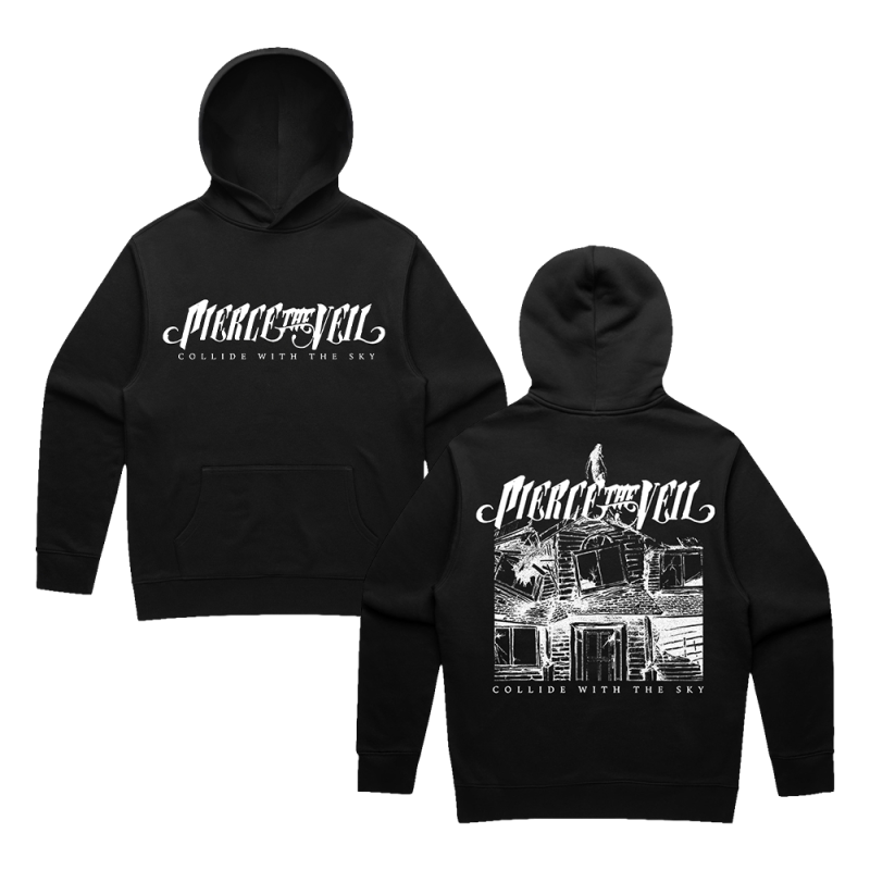 Collide With The Sky Black Pullover Hoodie by Pierce the Veil