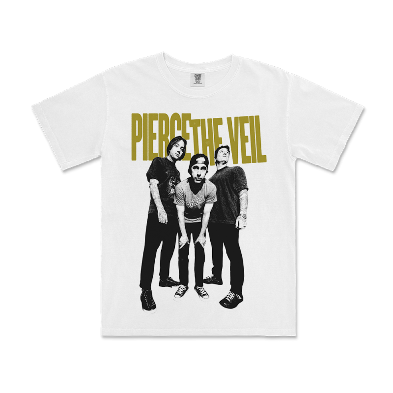 Band Photo White Tour Tshirt by Pierce the Veil