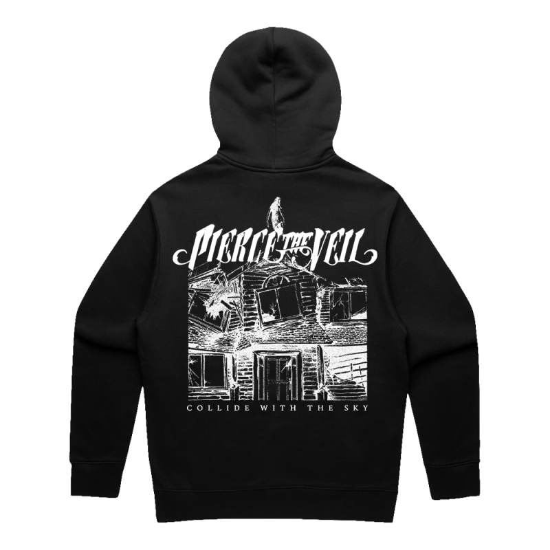 Collide With The Sky Black Pullover Hoodie by Pierce the Veil
