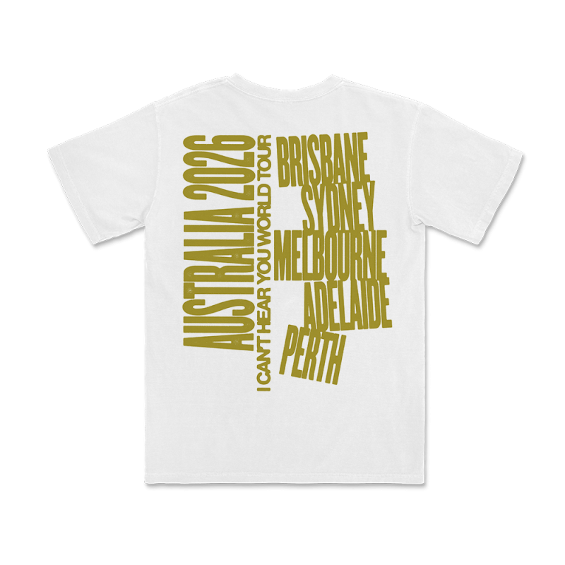 Band Photo White Tour Tshirt by Pierce the Veil