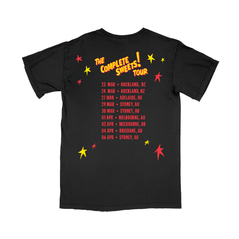 AUS TOUR TEE BLACK TSHIRT by Counting Crows