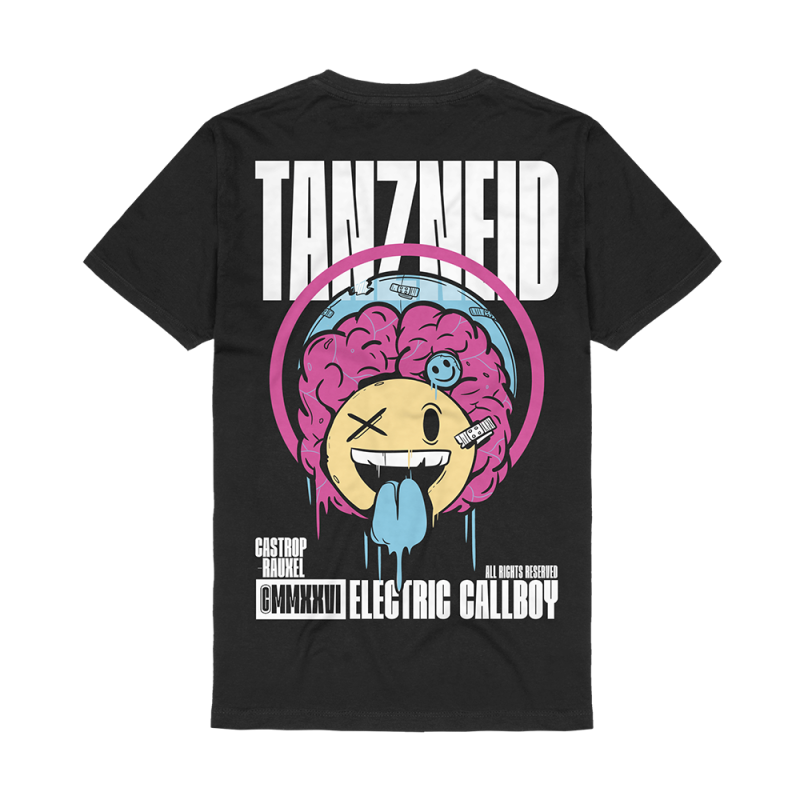 Smile Brain Black Tshirt by Electric Callboy