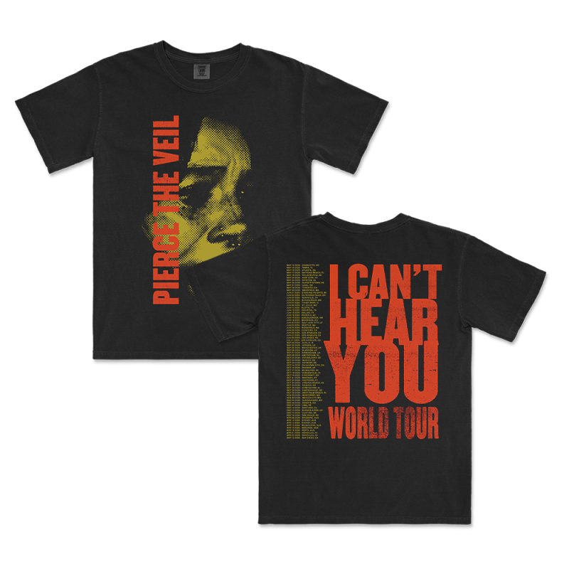 Screamer Black Tour Tshirt by Pierce the Veil