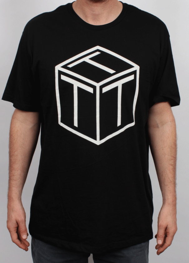 Cube Black Tshirt by Temper Trap