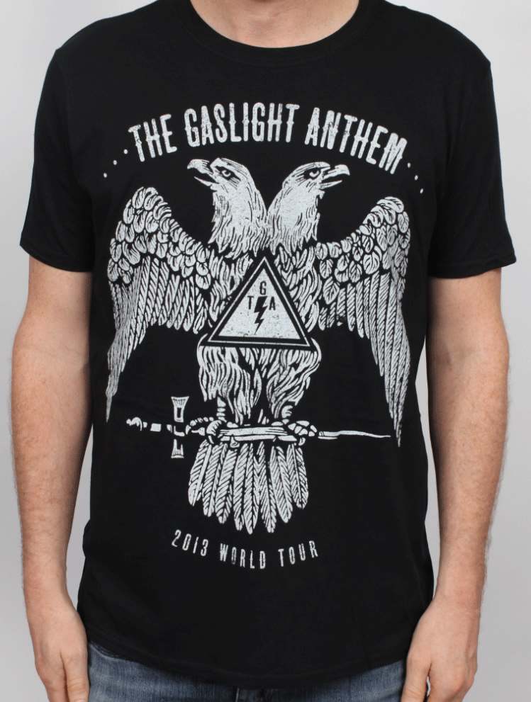 Eagle Black Tshirt by The Gaslight Anthem