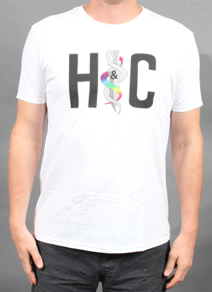 Classic Club White Tshirt by Hunters & Collectors
