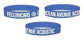 Ocean Avenue Blue Wristband by Yellowcard