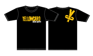 Back To Basics Black Tshirt by Yellowcard