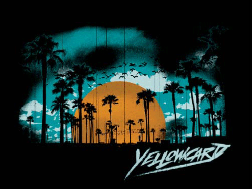 Paradise Black Tshirt by Yellowcard